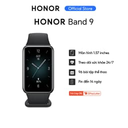 Thumbnail Đồng hồ đeo tay thông minh HONOR Band 9 Pin 14 ngày Kháng nước 5ATM 96 chế độ thể thao| BH 12 Tháng 2