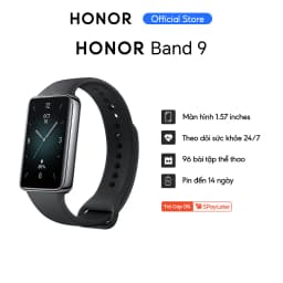Thumbnail Đồng hồ đeo tay thông minh HONOR Band 9 Pin 14 ngày Kháng nước 5ATM 96 chế độ thể thao| BH 12 Tháng 3