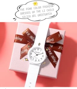 Thumbnail Đồng hồ đeo tay Xiaoya 1300 chất liệu dây đeo bằng nhựa thời trang cho nữ 4