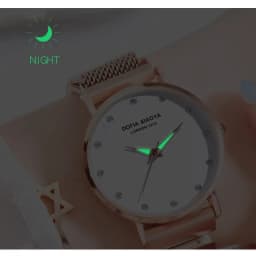 Thumbnail Đồng hồ đeo tay XIAOYA 1315 bằng kim loại khóa từ tính thanh lịch thời trang 2