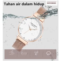 Thumbnail Đồng hồ đeo tay XIAOYA 1315 bằng kim loại khóa từ tính thanh lịch thời trang 4