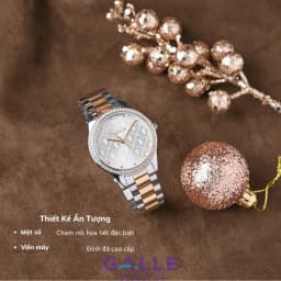 Thumbnail Đồng hồ Freelook FL.1.10121 nữ mặt nhỏ chạm khắc đính đá kính cường lực chống nước dây thép cao cấp chính hãng 3