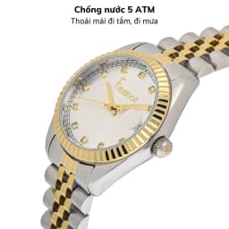 Thumbnail Đồng hồ Freelook FL.1.10214 nữ đẹp mặt nhỏ đính đá, mặt kính chống xước, chống nước, dây thép cao cấp chính hãng 4