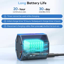 Thumbnail Đồng hồ hẹn giờ Llano Ticktime Octagon Pomodoro, Hẹn giờ lập phương năng suất làm việc, Hẹn giờ ADHD, Pomodoro tùy chỉnh, Tạm dừng & Tiếp tục, Tắt tiếng, Rung động & Cảnh báo âm thanh có thể điều chỉnh, 3 / 5 / 10 / 15 / 30 / 45 / 60 m 3