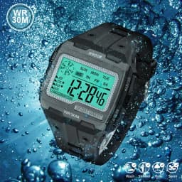 Thumbnail Đồng hồ điện tử WWOOR chống thấm nước 30m sang trọng cho nam 2