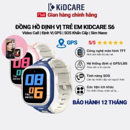 Thumbnail Đồng hồ định vị trẻ em Kidcare S6 gọi video call HD | định vị GPS AI | Giám sát bé từ xa 1