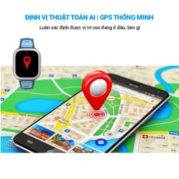 Thumbnail Đồng hồ định vị trẻ em Kidcare S6 gọi video call HD | định vị GPS AI | Giám sát bé từ xa 2