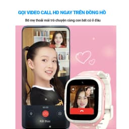 Thumbnail Đồng hồ định vị trẻ em Kidcare S6 gọi video call HD | định vị GPS AI | Giám sát bé từ xa 3