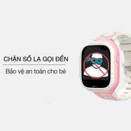 Thumbnail Đồng hồ định vị trẻ em Kidcare S6 gọi video call định vị GPS - Màu trắng hồng 3