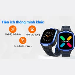 Thumbnail Đồng hồ định vị trẻ em Kidcare S88 4G video call chống nước định vị chính xác 4