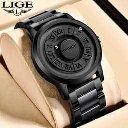 Thumbnail Đồng hồ LIGE từ tính chống nước cho nam 1