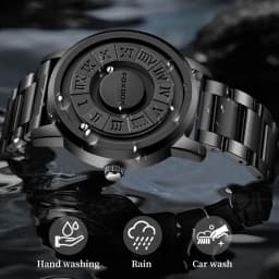 Thumbnail Đồng hồ LIGE từ tính chống nước cho nam 4