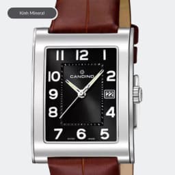 Thumbnail Đồng hồ nam Candino C4460 mặt kính khoáng cứng cáp, dây da đeo tay êm ái, chống nước 5 ATM cao cấp chính hãng Thụy Sỹ 2