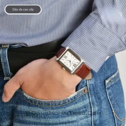 Thumbnail Đồng hồ nam Candino C4460 mặt kính khoáng cứng cáp, dây da đeo tay êm ái, chống nước 5 ATM cao cấp chính hãng Thụy Sỹ 4