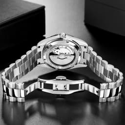 Thumbnail Đồng hồ nam chính hãng Cadisen C8215G4,Kính sapphire ,chống xước,Chống nước 100m ,BH 24 tháng,Máy cơ (Automatic) 4