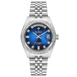 Thumbnail Đồng hồ nam chính hãng Cadisen C8229G1,Kính chống xước,Chống nước 50m ,BH 24 tháng,Máy cơ (Automatic),dây kim loại 2