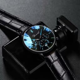 Thumbnail Đồng hồ nam chính hãng DIZIZID dây thép lụa đen - Chạy lịch ngày - Chạy full kim - mẫu NEWDESIGN DIZ79 4