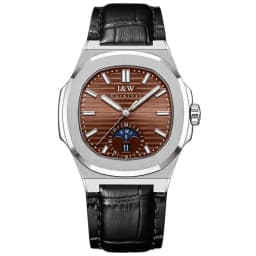 Thumbnail Đồng hồ nam chính hãng IW CARNIVAL IW735GT-15 Kính sapphire,Chống nước 50m,Bh 24 tháng,Máy cơ (Automatic),dây da mặt đỏ 1