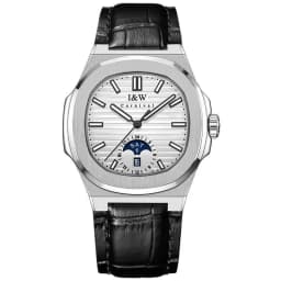 Thumbnail Đồng hồ nam chính hãng IW CARNIVAL IW735GT-15 Kính sapphire,Chống nước 50m,Bh 24 tháng,Máy cơ (Automatic),dây da mặt đỏ 2