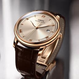 Thumbnail Đồng hồ nam chính hãng LOBINNI L14003-1,Kính chống xước,Chống nước 50m ,Bảo hành 24 tháng,Dây da nâu xịn,Máy Automatic 1
