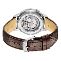 Thumbnail Đồng Hồ Nam Citizen Automatic Dây Da NH9130-17A - Mặt Vàng Nhạt (Sapphire) 4