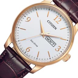 Thumbnail Đồng Hồ Nam Citizen Eco-Drive Dây Da BM8553-16A - Mặt Trắng (41mm) 1