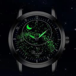 Thumbnail Đồng hồ nam cơ tự động DIZIZID Automatic chính hãng chống nước 30m, dây da cao cấp - Thiết kế dải ngân hà chuyển động 2