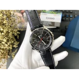 Thumbnail Đồng hồ nam dây da Casio chính hãng Anh Khuê MTP-1374L-1AVDF 2