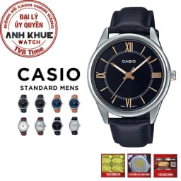 Thumbnail Đồng hồ nam dây da Casio chính hãng MTP-V005 Series (40mm) 1