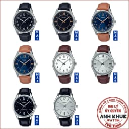 Thumbnail Đồng hồ nam dây da Casio chính hãng MTP-V005 Series (40mm) 2