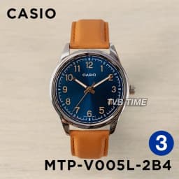 Thumbnail Đồng hồ nam dây da Casio chính hãng MTP-V005 Series (40mm) 4