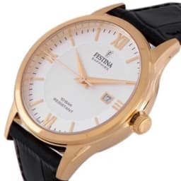 Thumbnail Đồng hồ nam dây da Festina F20010/2 chống nước 10 ATM có thể bơi lặn, có lịch ngày, mặt kính Sapphire chống xước cao cấp 4