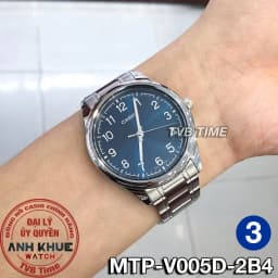 Thumbnail Đồng hồ nam dây kim loại Casio chính hãng MTP-V005 Series (40mm) 4