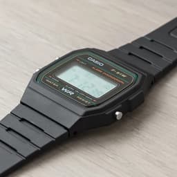 Thumbnail Đồng hồ nam dây nhựa Casio chính hãng F-91W-3HDG (35mm) 3