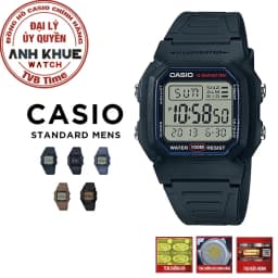 Thumbnail Đồng hồ nam dây nhựa Casio chính hãng W-800 Series (36mm) 1