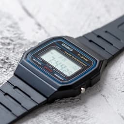 Thumbnail Đồng hồ nam dây nhựa Casio chính hãng F-91W-1HDG (35mm) 3