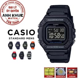 Thumbnail Đồng hồ nam dây nhựa Casio chính hãng W-218 Series (43mm) 1