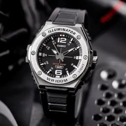 Thumbnail Đồng hồ Nam dây nhựa Casio MWA-100H-1AVDF chính hãng bảo hành 1 năm Pin trọn đời 2