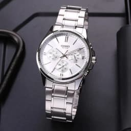 Thumbnail Đồng hồ Nam dây thép Casio MTP-1375 chính hãng bảo hành 1 năm Pin trọn đời 4