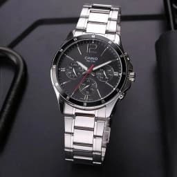 Thumbnail Đồng hồ Nam dây thép Casio MTP-1374 chính hãng bảo hành 1 năm Pin trọn đời 3