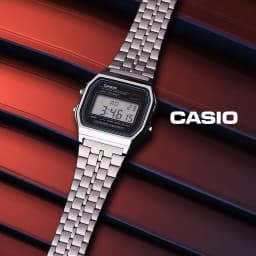 Thumbnail Đồng hồ Nam dây thép Casio A158WA-1 chính hãng bảo hành 1 năm Pin trọn đời 2