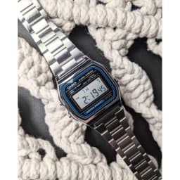 Thumbnail Đồng hồ Nam dây thép Casio A158WA-1 chính hãng bảo hành 1 năm Pin trọn đời 4