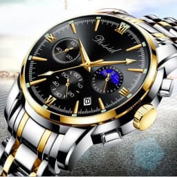 Thumbnail Đồng hồ nam DIZIZID chính hãng dây thép không gỉ chạy full kim có lịch ngày - Thiết kế trẻ trung hiện đại DZTT3 1
