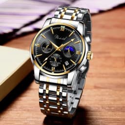 Thumbnail Đồng hồ nam DIZIZID chính hãng dây thép không gỉ chạy full kim có lịch ngày - Thiết kế trẻ trung hiện đại DZTT3 2