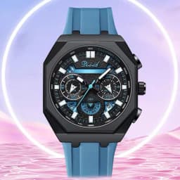 Thumbnail Đồng hồ nam DIZIZID chính hãng dây silicon cao cấp - Chạy full kim và lịch ngày - Chống nước tốt - Mặt bát giác DZ89 3