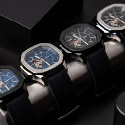 Thumbnail Đồng hồ nam Draco D23-DS68 “DongSon” Automatic trắng đen kết hợp dây thép không gỉ bạc - thời trang 2