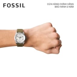 Thumbnail Đồng hồ nam Fossil Bronson dây nylon, mặt 40 MM, màu xanh lá, FS5918 4