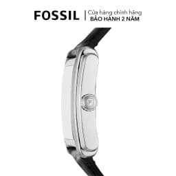 Thumbnail Đồng hồ nam Fossil CARRAWAY FS6078 mặt xám 30mm, dây da đen 4