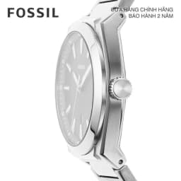 Thumbnail Đồng hồ nam Fossil Everett dây kim loại, mặt màu xanh 42 MM, xem ngày, màu bạc, FS5822 4