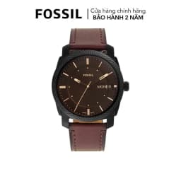 Thumbnail Đồng hồ nam Fossil Machine dây da, mặt 42 MM, màu nâu, FS5901 1